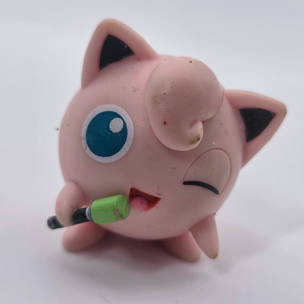 Pokemon Jigglypuff Winking 2 Inch Figure with Microphone Jazwares WCT